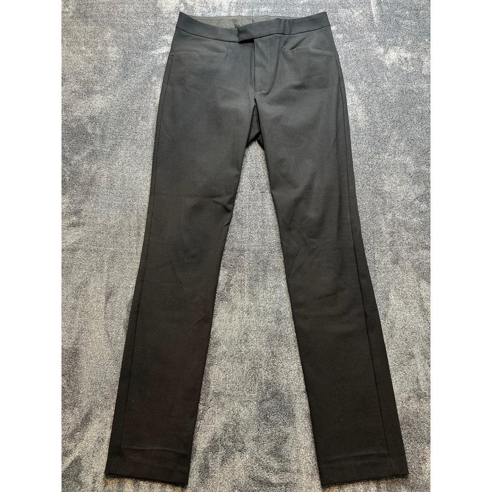Rag & Bone Black Slim Straight Leg Trousers Pants Size 2 Made in USA - 241